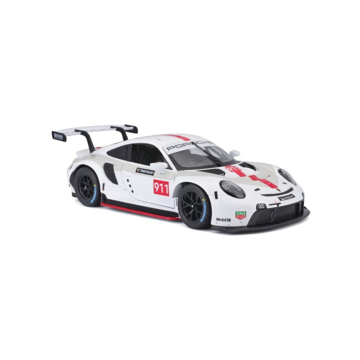 BBURAGO модель 18-28013 PORSCHE 911 RSR GT білий 1:24 — фото 12