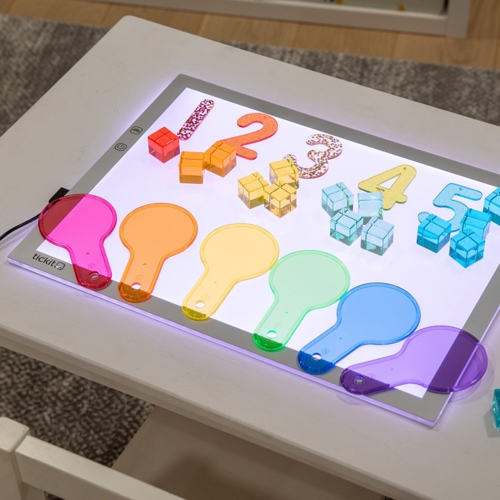 Панель світлова LED A3 Кольоровий TickiT - гри світлом для дітей — фото 9