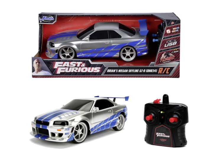 Уцінка - Jada RC F&F Nissan Skyline GTR 1:16 (новий з дефектом)