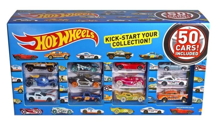 Hot Wheels Набір подарунковий 50 машинок Mattel — фото 7