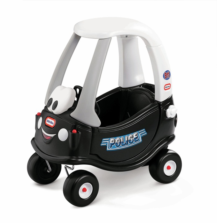 Каталка Little Tikes Cozy Купе Поліція 170539 Каталка Чорно-біло-сіра — фото 4