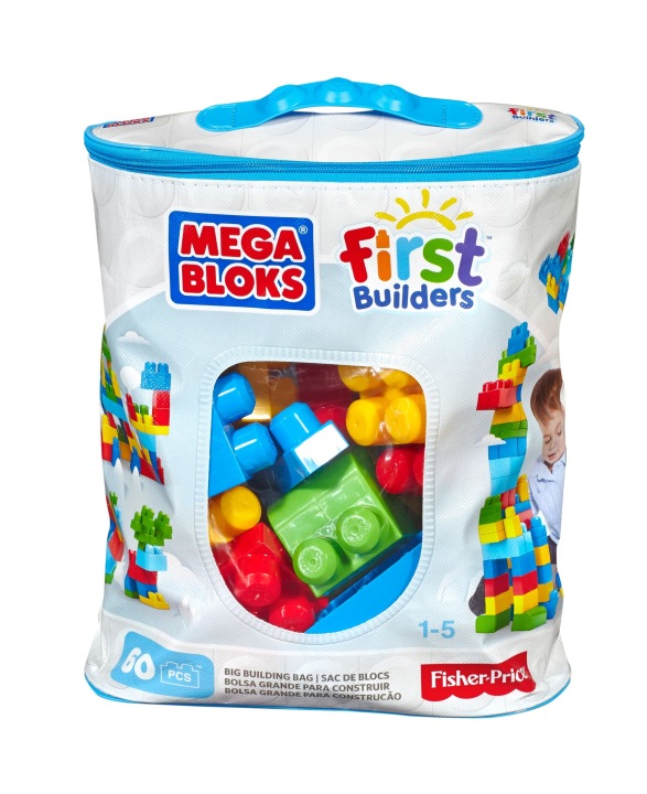 Fisher-Price Велика сумка з кубиками 60 шт. DCH55 — фото 5