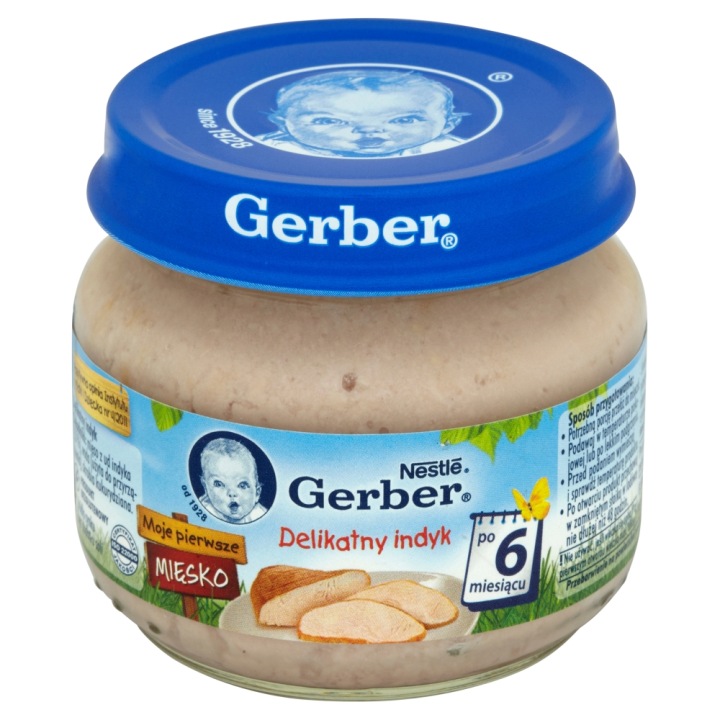 Обід Gerber Ніжний індик для немовлят по 6. місяця 80 г — фото 2