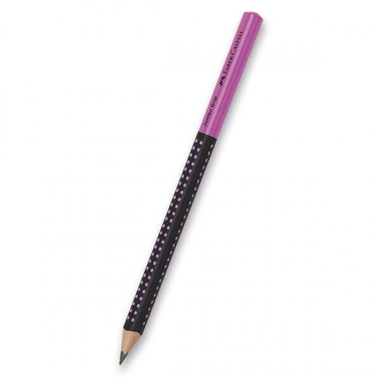 Олівець JUMBO GRIP TWO TONE чорний/рожевий FABER-CASTELL — фото 4