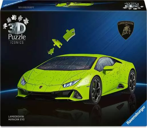 Ravensburger Iconics: Lamborghini Huracán Evo Зелений — фото 6