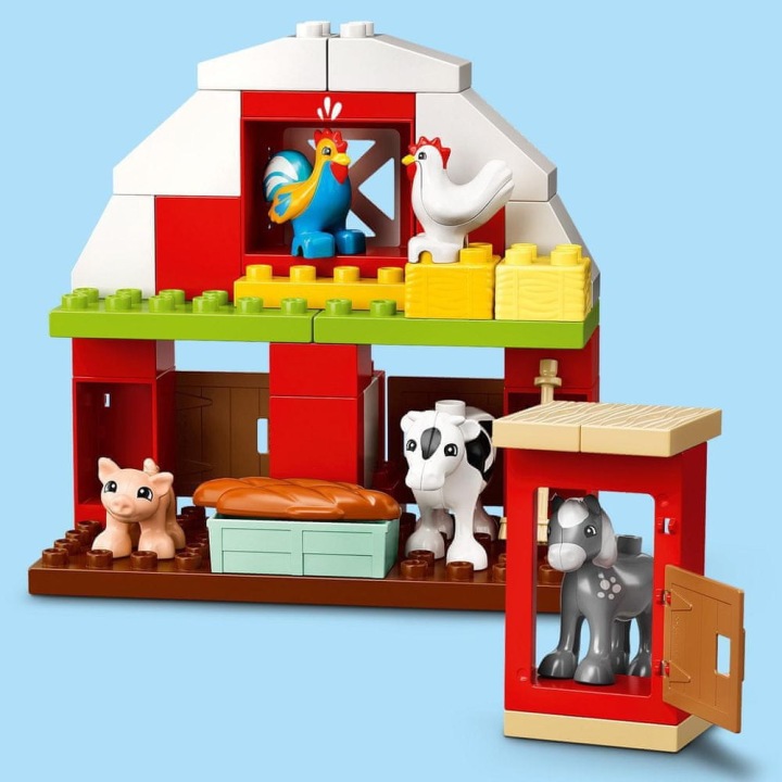 LEGO Duplo 10952 Амбар, трактор і тварини свійські FARMA загін — фото 6