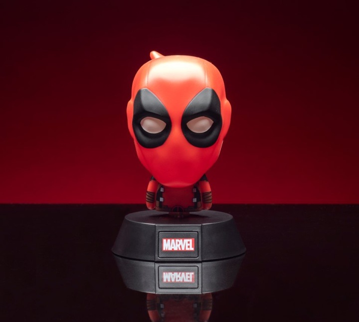 MARVEL DEADPOOL лампа настільна на письмовий стіл нічна для сну 10 см ICONS — фото 6