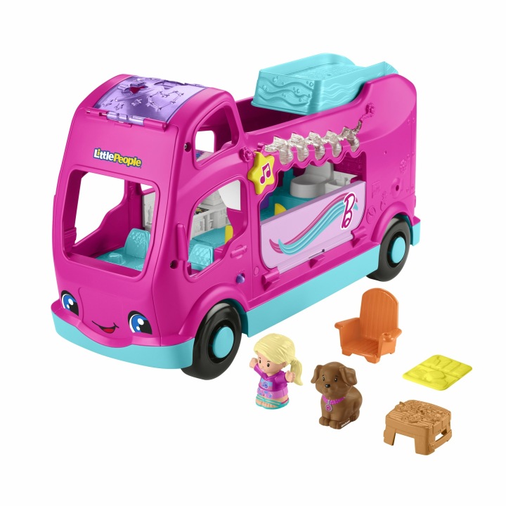 Fisher-Price Barbie LITTLE PEOPLE CAMPER Автомобіль Кемпінговий Звук Світло — фото 2