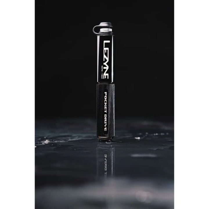 Насос велосипедний Lezyne Pocket Drive HP 160 щенячий сіра 140 мм ABS Flex Hose — фото 8