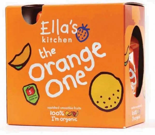 Ella's Kitchen Помаранчевий One пюре фруктовий з манго біо 5 x 90 г — фото 2