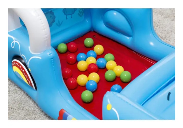 Bestway 93577 Fisher-Price Надувний Автомобіль з м'ячами 1.17 м x 76 см x 61 см — фото 9