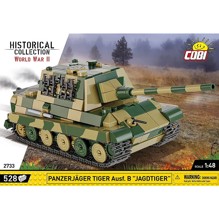 COBI-2733 HISTORICAL COLLECTION WWII Panzerjäger Tiger Ausf.B Jagdtiger — фото 6