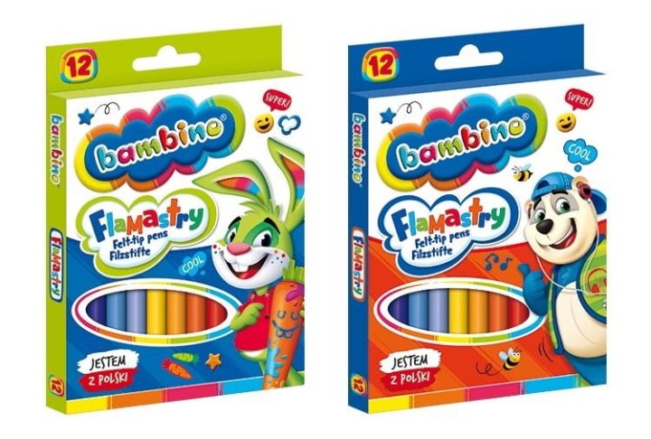 Фломастери Bambino 12 кольорів — фото 13