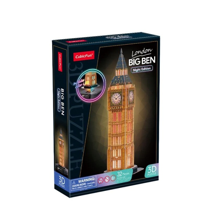 Пазли 3D LED Big Ben Cubic Fun