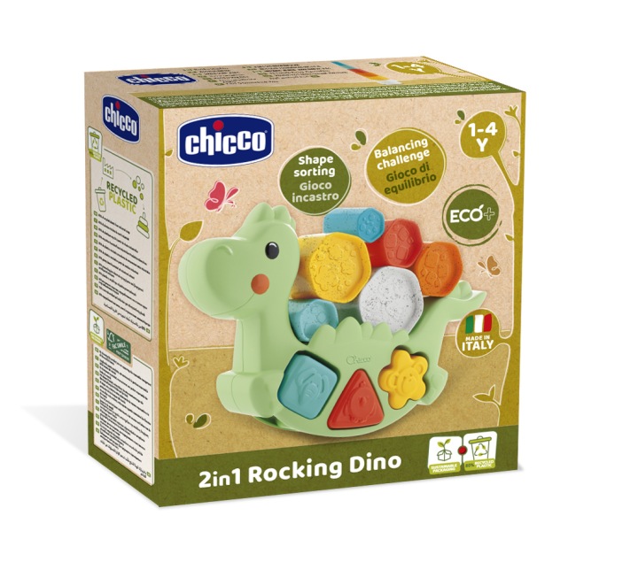 Сортер Вежа головоломка 3 в 1 Діно Chicco Еко 12 міс.+ — фото 6