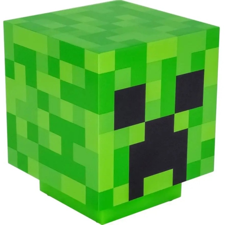 MINECRAFT лампа міні нічна дитяча підліткова CREEPER кріпер 11 см — фото 2