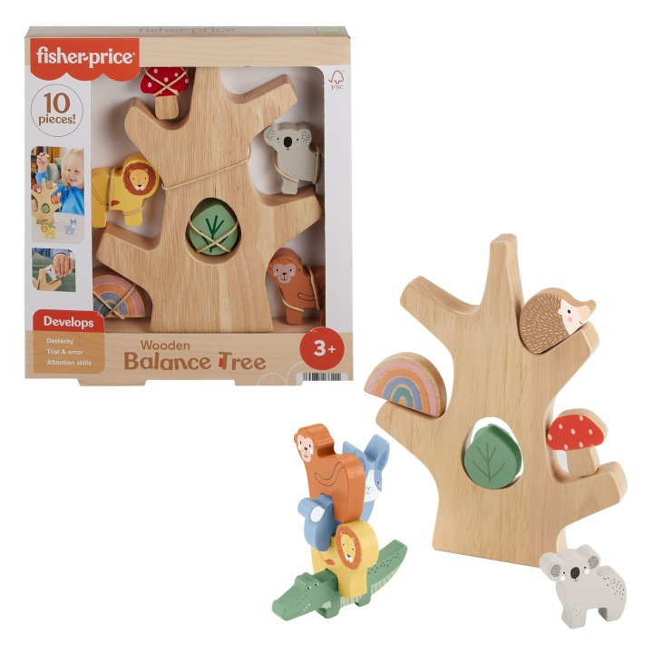 FISHER PRICE набір деревце і балансувальні тварини подарунок на 3 роки — фото 10