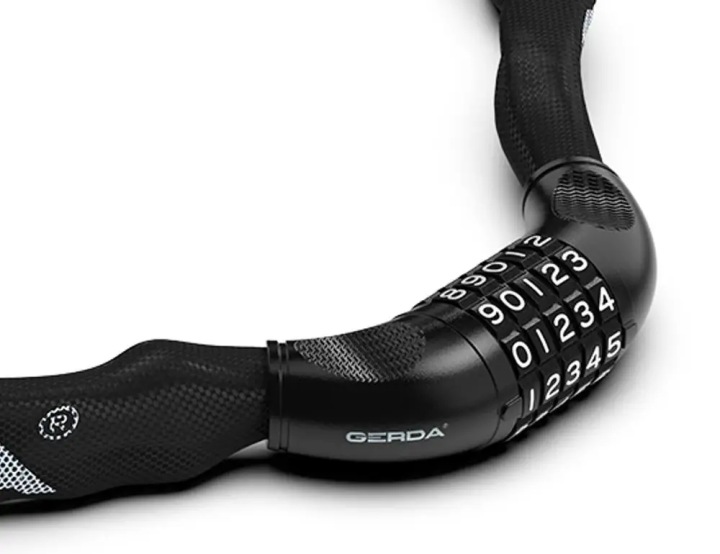 GERDA CONTRA COMBO 900/6C замок велосипедний ланцюговий захист на код — фото 2