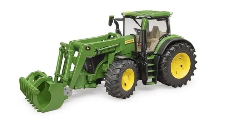 Bruder трактор John Deere 7R 350 з навантажувачем 03151 — фото 10