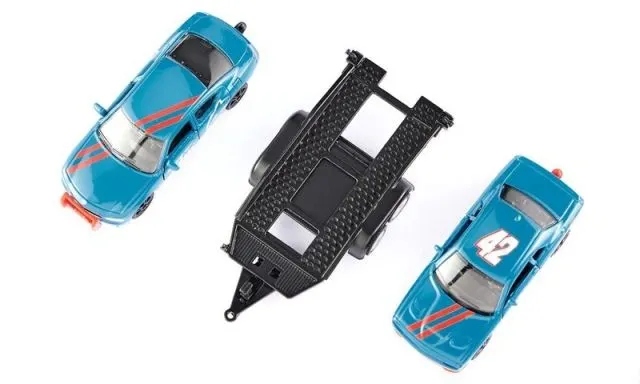 SIKU Супер - Dodge Charger з автомобілем гоночним на тяги — фото 5