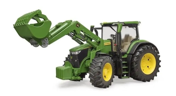 Bruder трактор John Deere 7R 350 з навантажувачем 03151 — фото 9