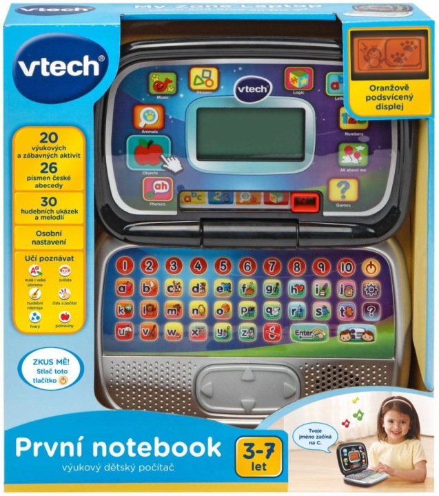 Ноутбук дошкільника комп'ютер дитячий VTech польська версія навчання — фото 4