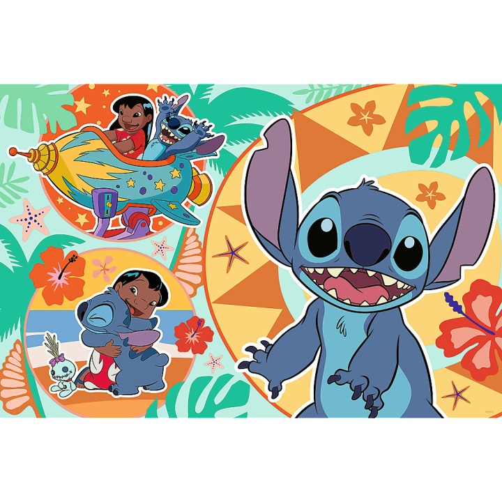 Пазли Maxi 24 ел. Веселий день Lilo & Stitch Trefl — фото 3