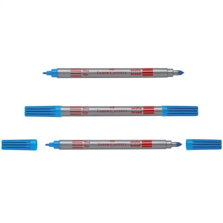 Фломастери двосторонні Faber-Castell 10 кольорів — фото 6