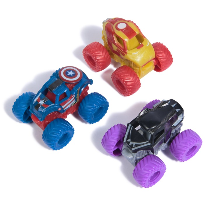 MONSTER JAM - міні 1:87 MARVEL 3 шт. BUNDLE асорті (6070229) — фото 4