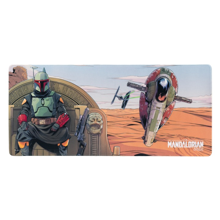Килимок для миші XL STAR WARS THE MANDALORIAN для гравців ліцензія 80x35 см — фото 6