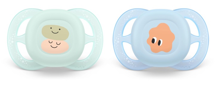 PHILIPS AVENT ультра START соска для новонародженого 0-2 міс. маленький легкий +чохол 2 шт. — фото 4