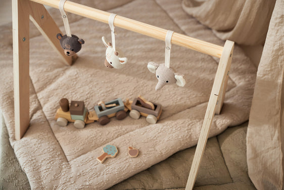 Підвіски Для Стійки Розвивального Набір 3 шт. Animals Jollein Baby Gym — фото 14