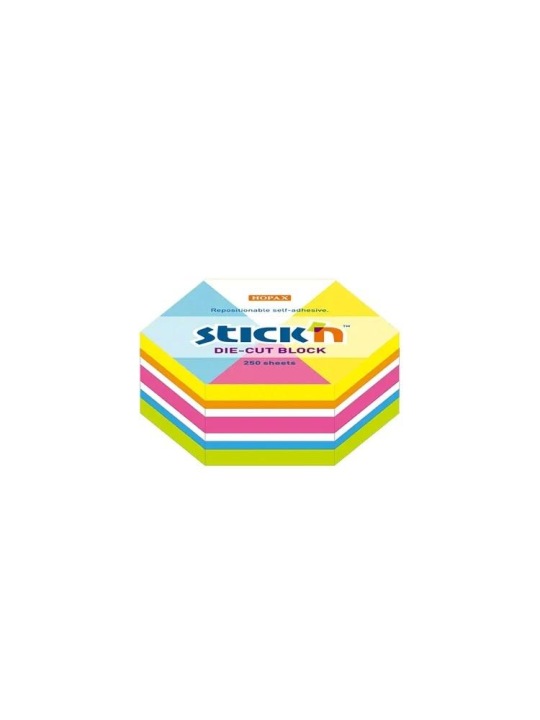 Блокнот шестикутник у кольорах неонових — фото 5
