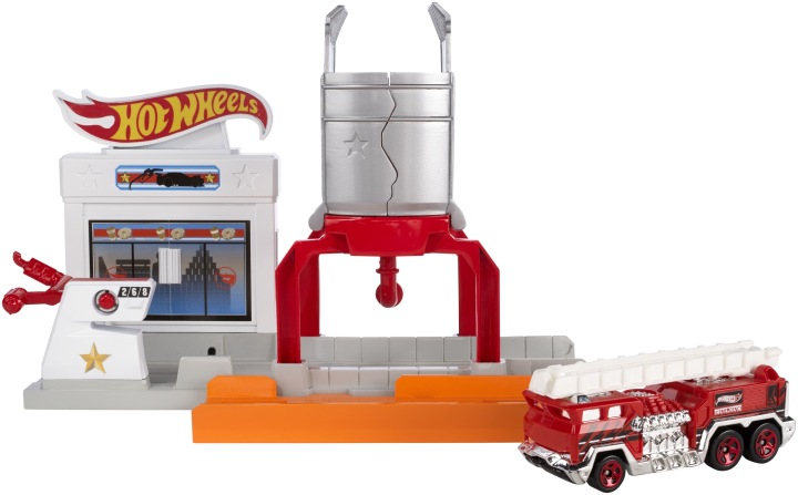 Hot Wheels Пожежа на станції Трек автомобільний + машинка FJN36