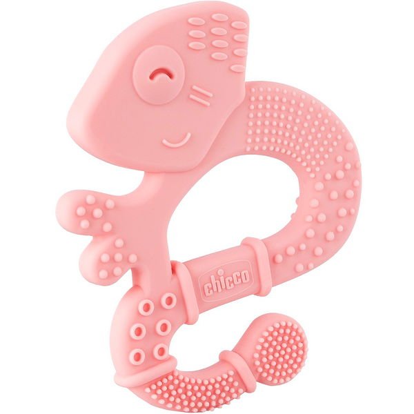 CHICCO Прорізувач силіконовий м'який Ящірка 2 міс.+ Girl — фото 3