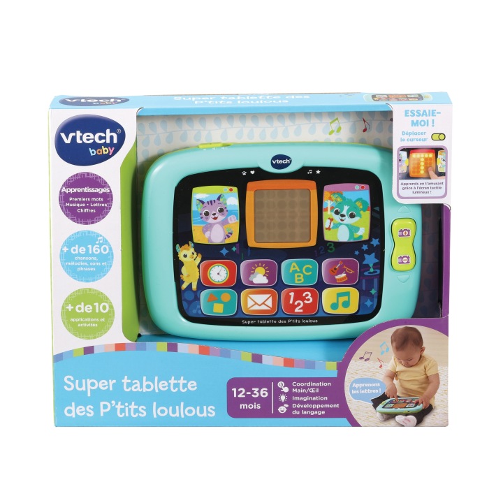 VTech Супер Планшет Des P'tits Loulous Планшет Дитячий 1-3 роки J.Французький (виставковий) — фото 3