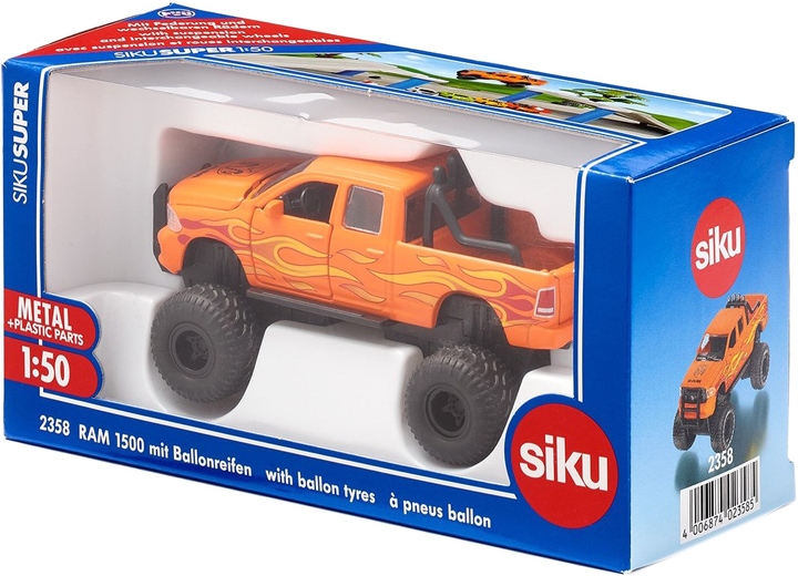 SIKU Супер - RAM 1500 зі знімними шинами, 1:50 — фото 11