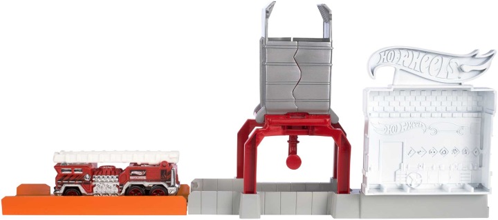 Hot Wheels Пожежа на станції Трек автомобільний + машинка FJN36 — фото 3