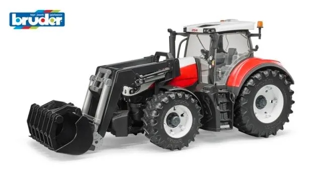 BRUDER 03181 трактор трактор STEYR 6300 TERRUS CVT з навантажувачем фронтальним — фото 5
