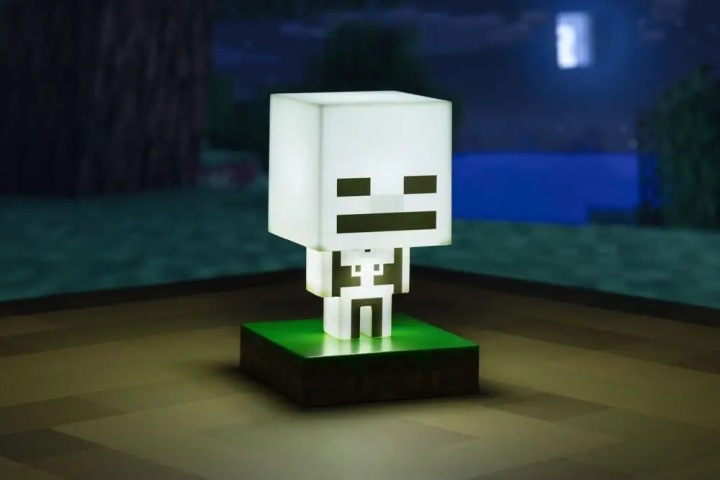 Лампа MINECRAFT скелет 3D скелет ліцензія — фото 11