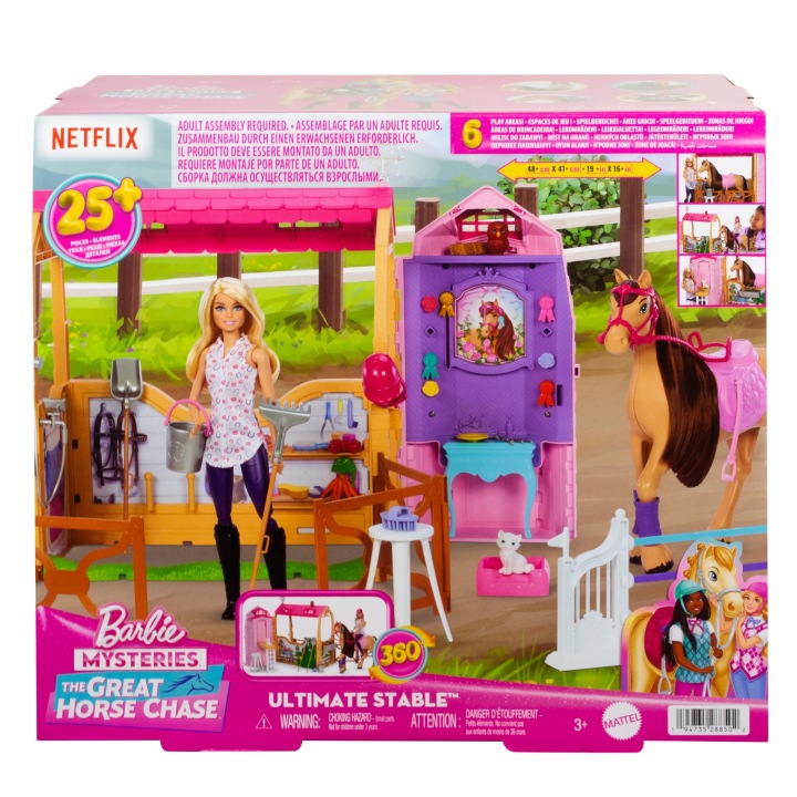 Лялька BARBIE MALIBU Стайня набір з лялькою Barbie конем + аксесуари Уцінка (виставковий) — фото 11