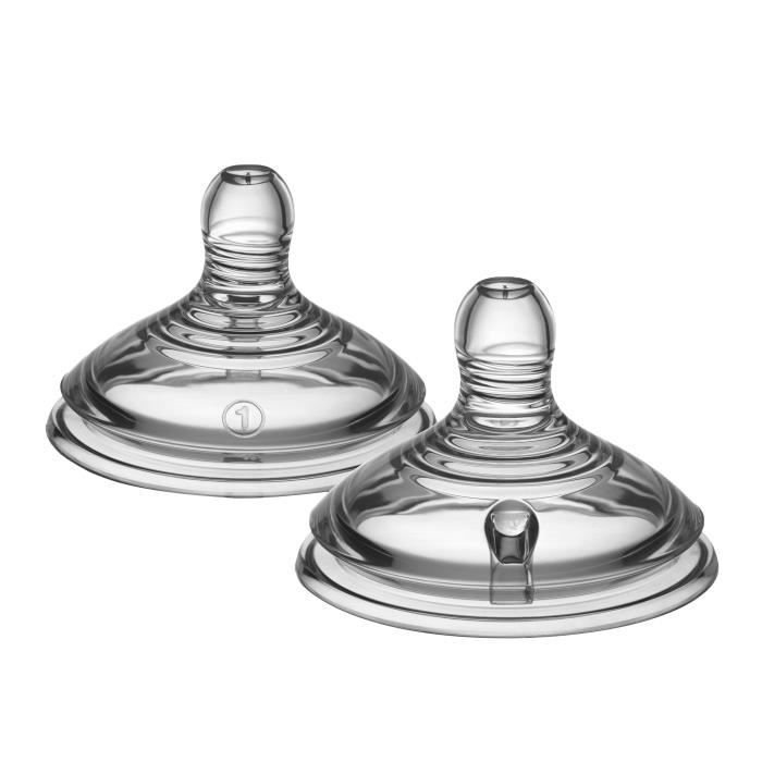 Tommee Tippee Соски для пляшок Natural Start, вільний потік, від народження (0 міс.+), 2 шт. — фото 10
