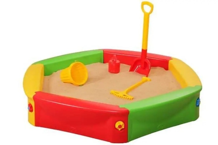 DUŻA PIASKWONICA Z POKROWCEM MODUŁOWA XXL WOOPIE Rodzaj plastikowa