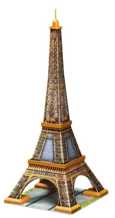 Пазли 3D Ravensburger Вежа Ейфелева 224 елементів 18 x 18 x 44 см (новий з дефектом) — фото 2