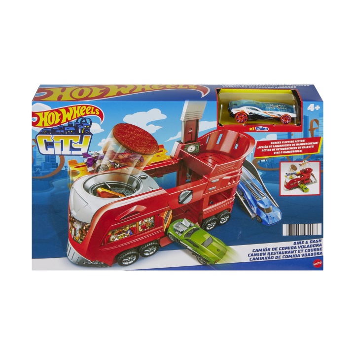 HOT WHEELS набір рейки для розширення CITY крута ресторан + машинка FJN39 — фото 14