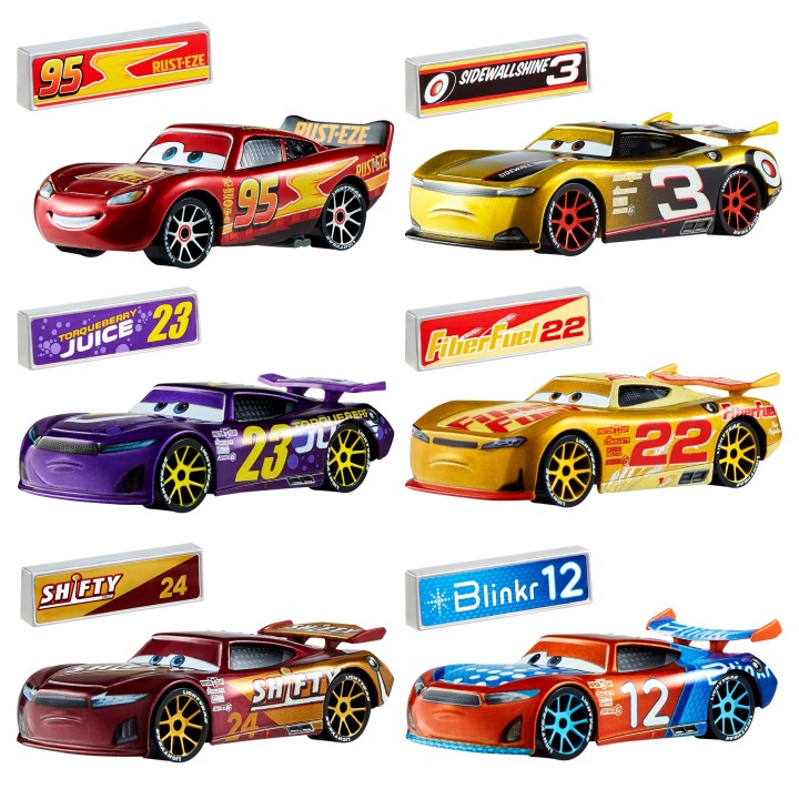 Mattel cars3 авто ryan inside laney no.21 blinkr 1:55 з pl — фото 8