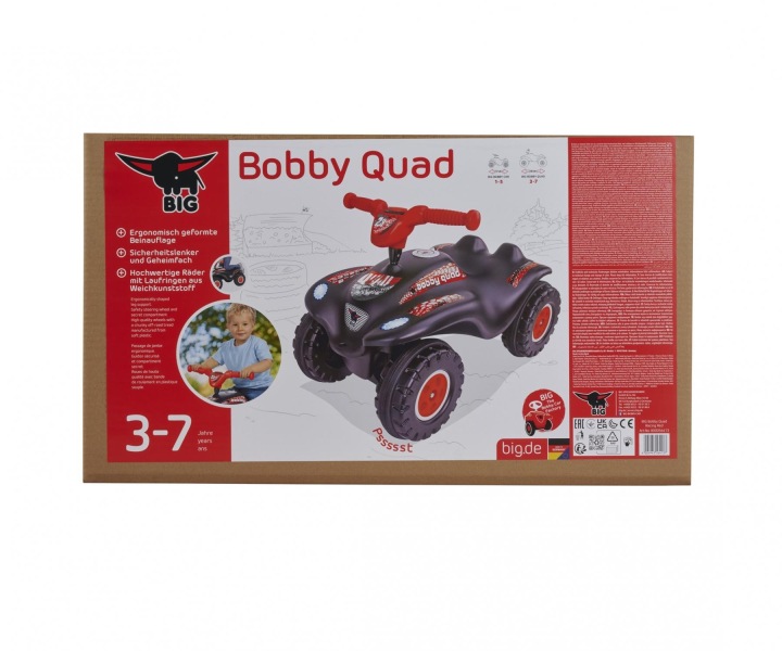 BIG Каталка Bobby Quad Racing Чорний — фото 6