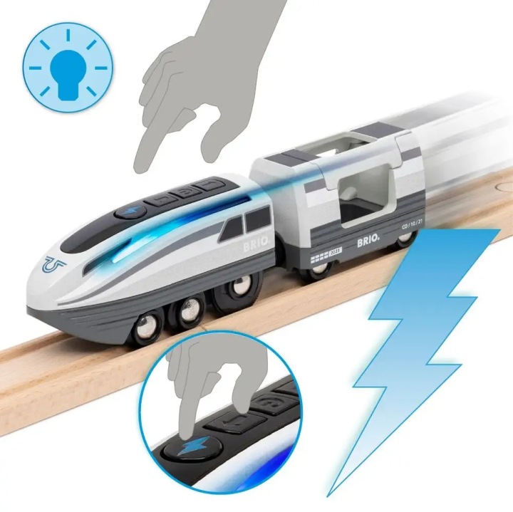 BRIO Turbo-Zug іграшковий потяг на батарейки для дітей від 3 років (пошкоджений) — фото 6