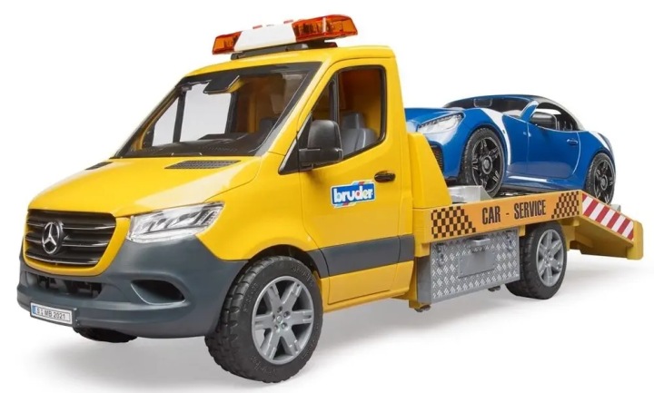 BRUDER Mercedes Sprinter Евакуатор Евакуатор з автомобілем 02675 — фото 8