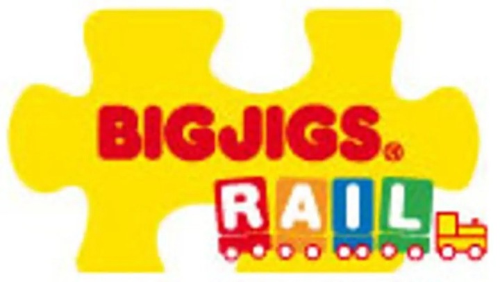 Рейки дороги потяг авто залізниця дерев'яна BIGJIGS BJT021 — фото 14